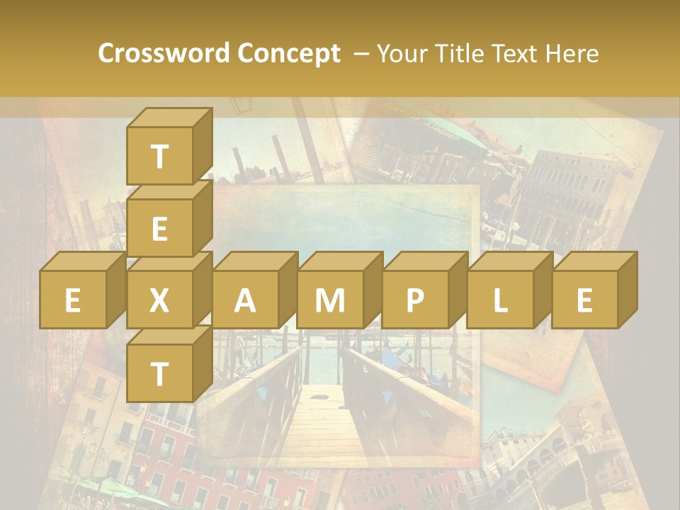 Chiesa Texture Isola PowerPoint Template