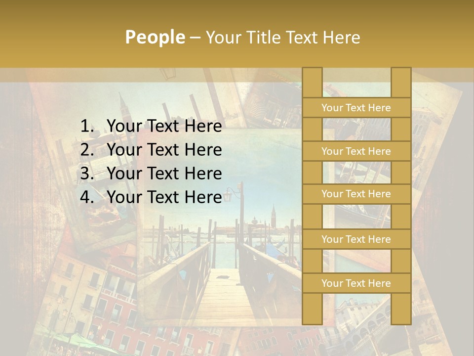 Chiesa Texture Isola PowerPoint Template