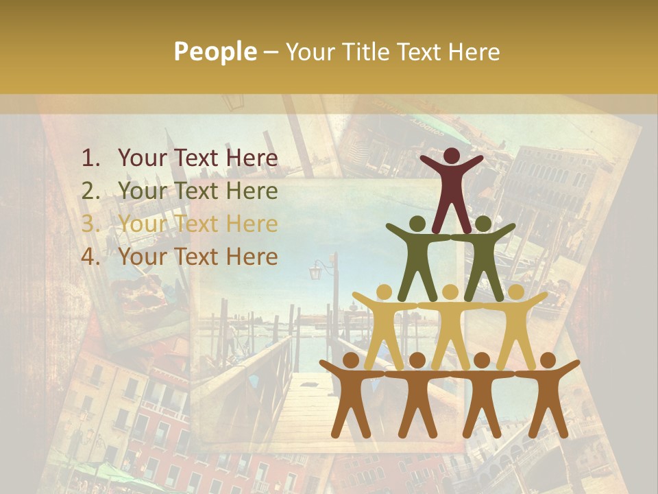 Chiesa Texture Isola PowerPoint Template