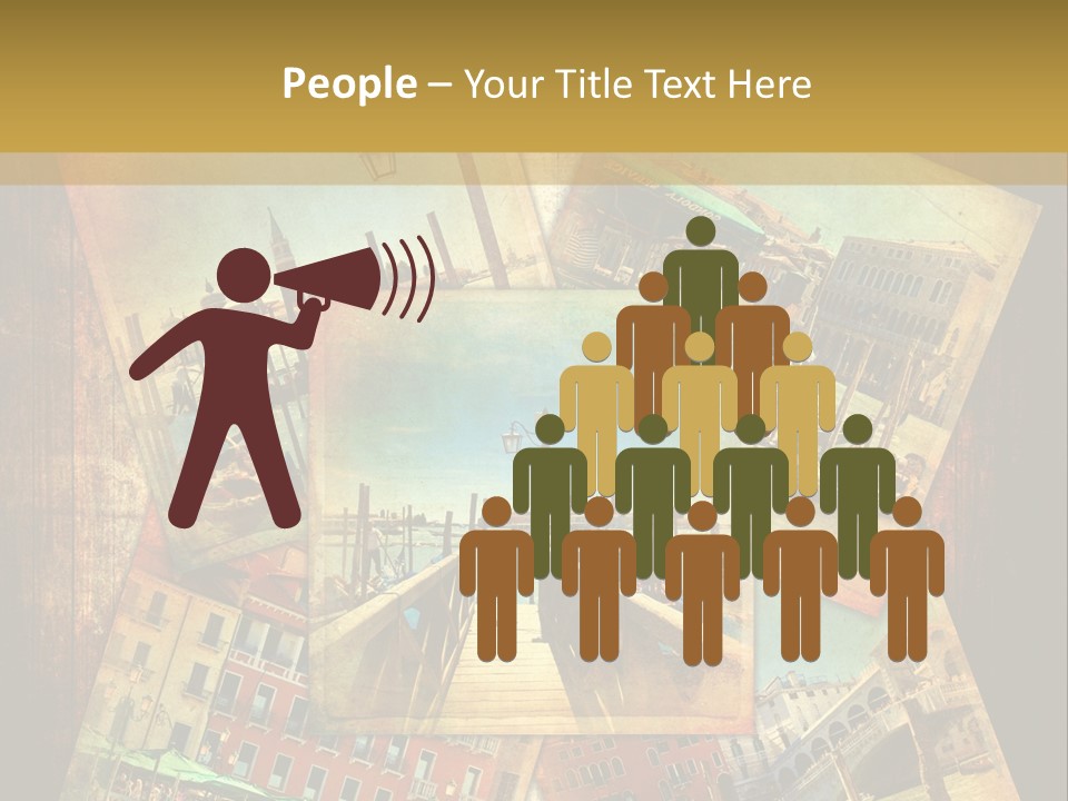 Chiesa Texture Isola PowerPoint Template