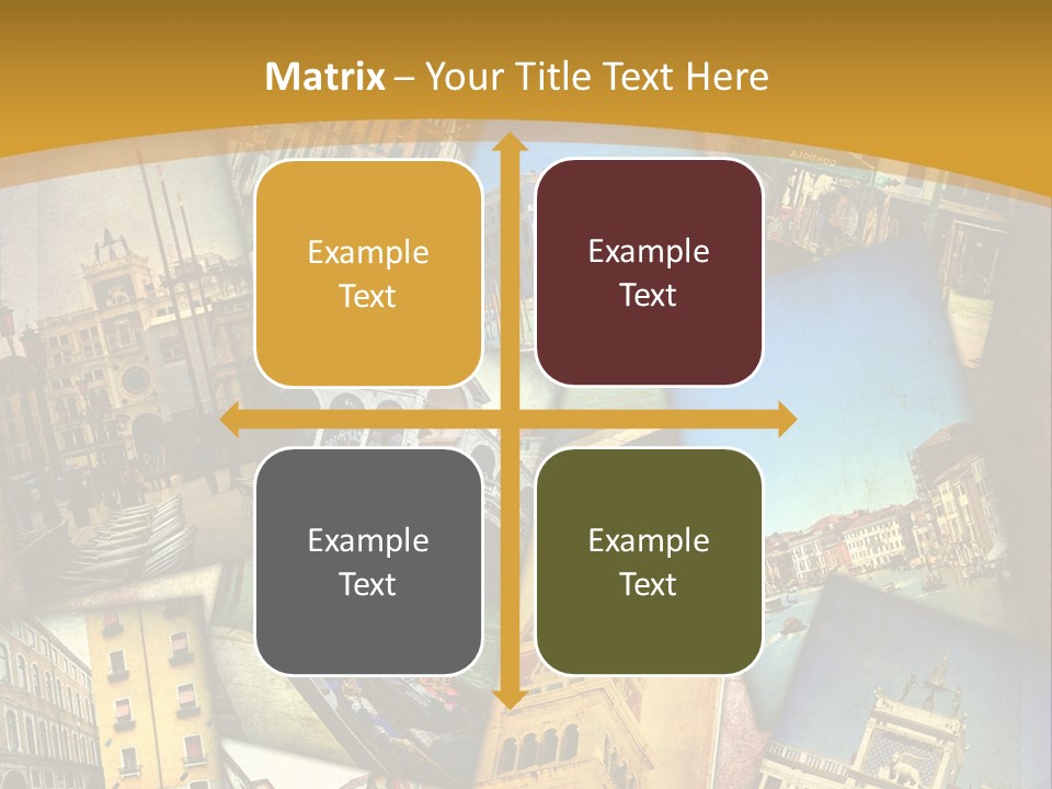 Banchina Grunge Venezia PowerPoint Template