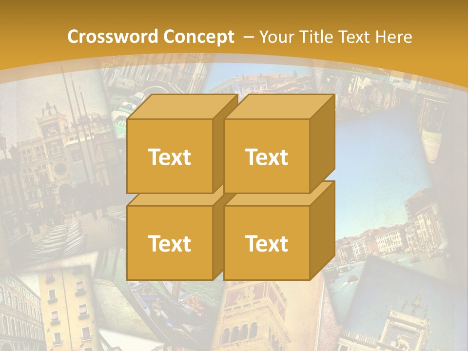 Banchina Grunge Venezia PowerPoint Template