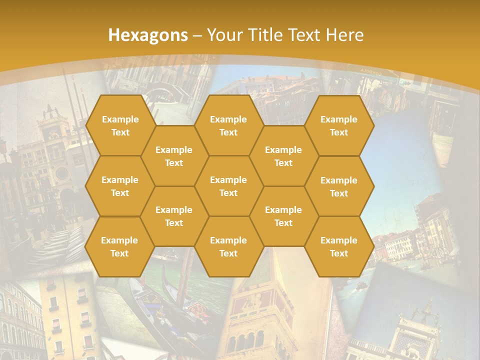 Banchina Grunge Venezia PowerPoint Template