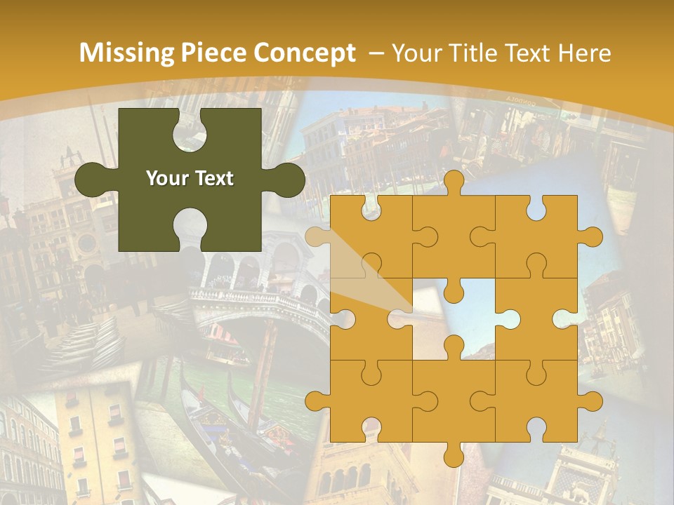 Banchina Grunge Venezia PowerPoint Template