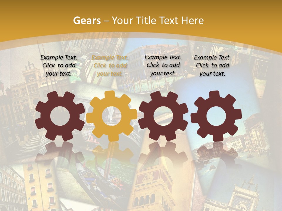 Banchina Grunge Venezia PowerPoint Template