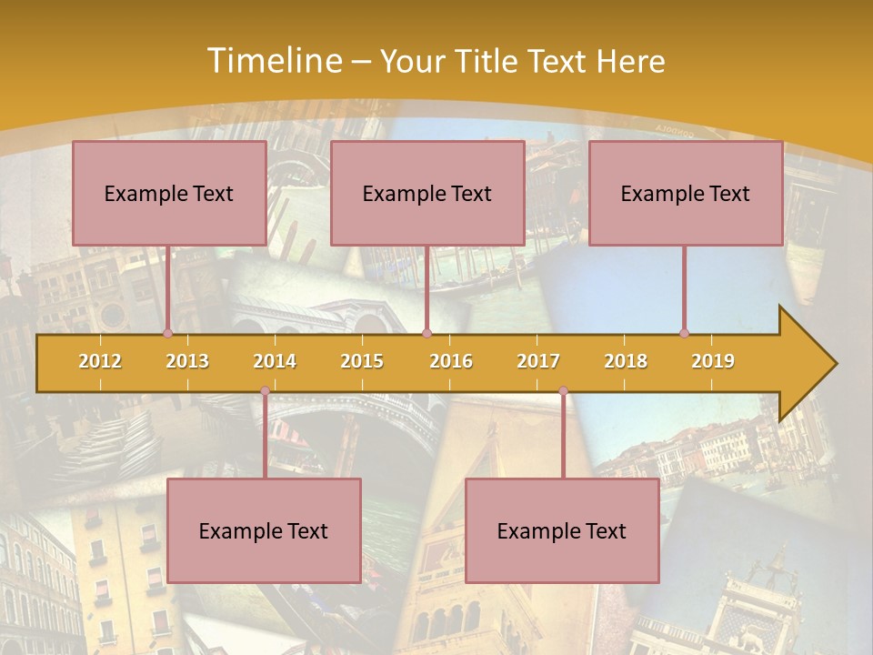 Banchina Grunge Venezia PowerPoint Template