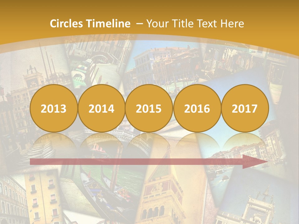 Banchina Grunge Venezia PowerPoint Template