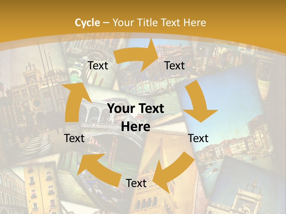 Banchina Grunge Venezia PowerPoint Template