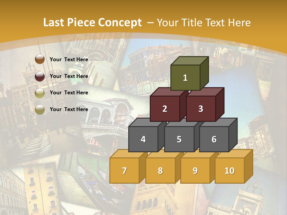 Banchina Grunge Venezia PowerPoint Template