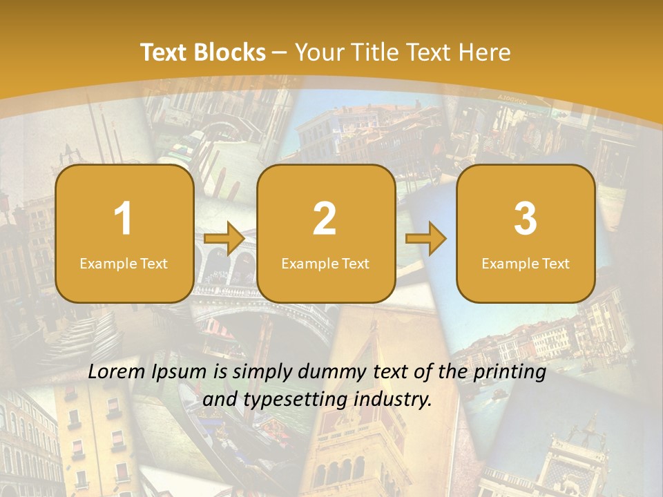 Banchina Grunge Venezia PowerPoint Template