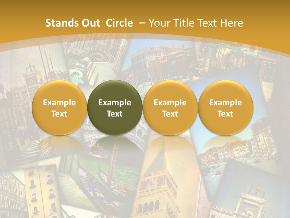 Banchina Grunge Venezia PowerPoint Template