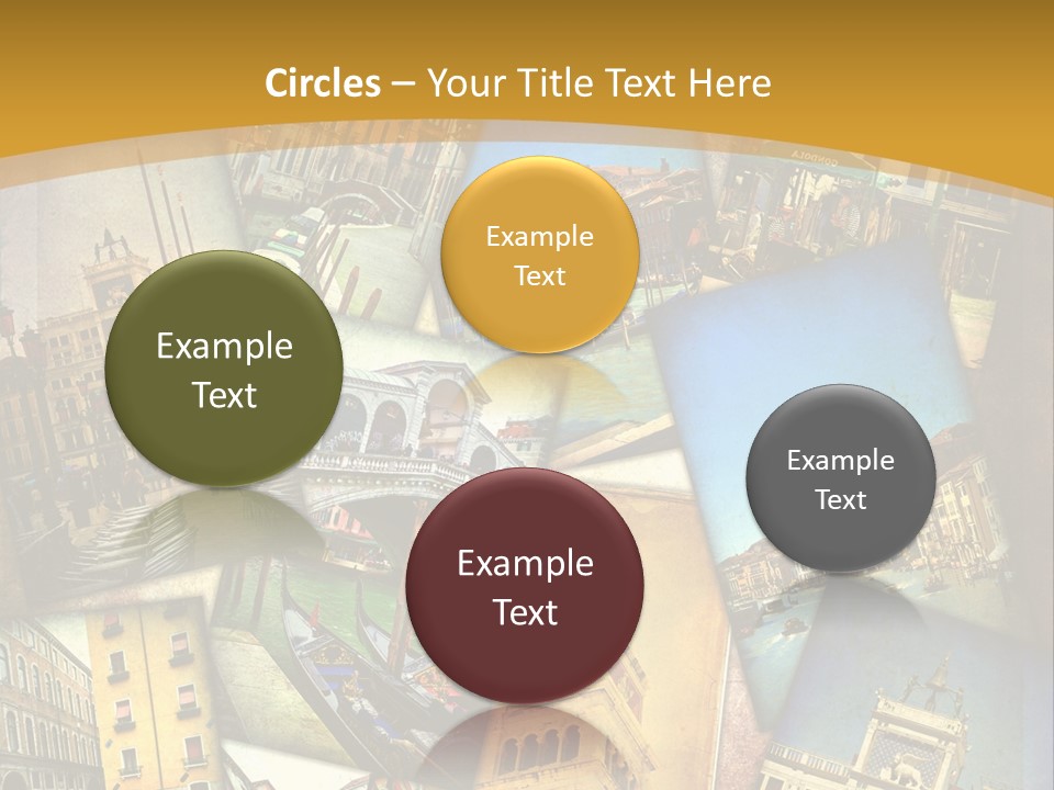 Banchina Grunge Venezia PowerPoint Template