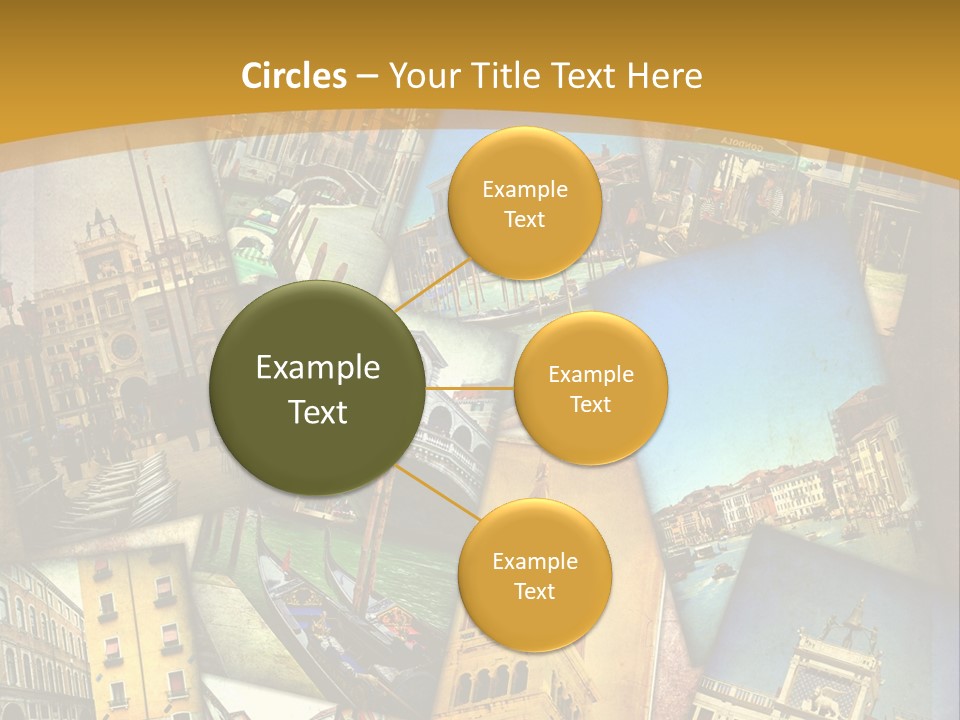 Banchina Grunge Venezia PowerPoint Template