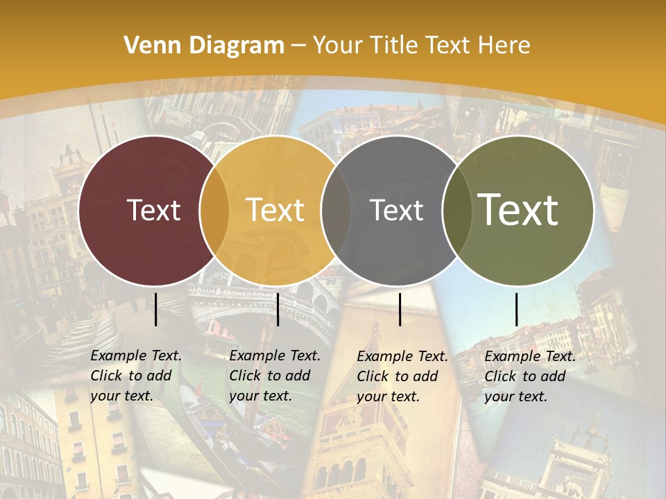 Banchina Grunge Venezia PowerPoint Template