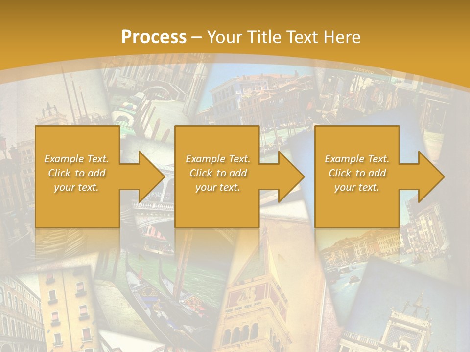 Banchina Grunge Venezia PowerPoint Template