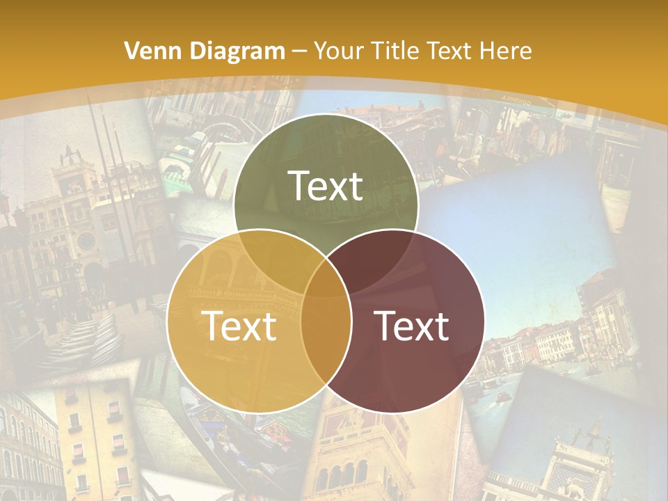 Banchina Grunge Venezia PowerPoint Template