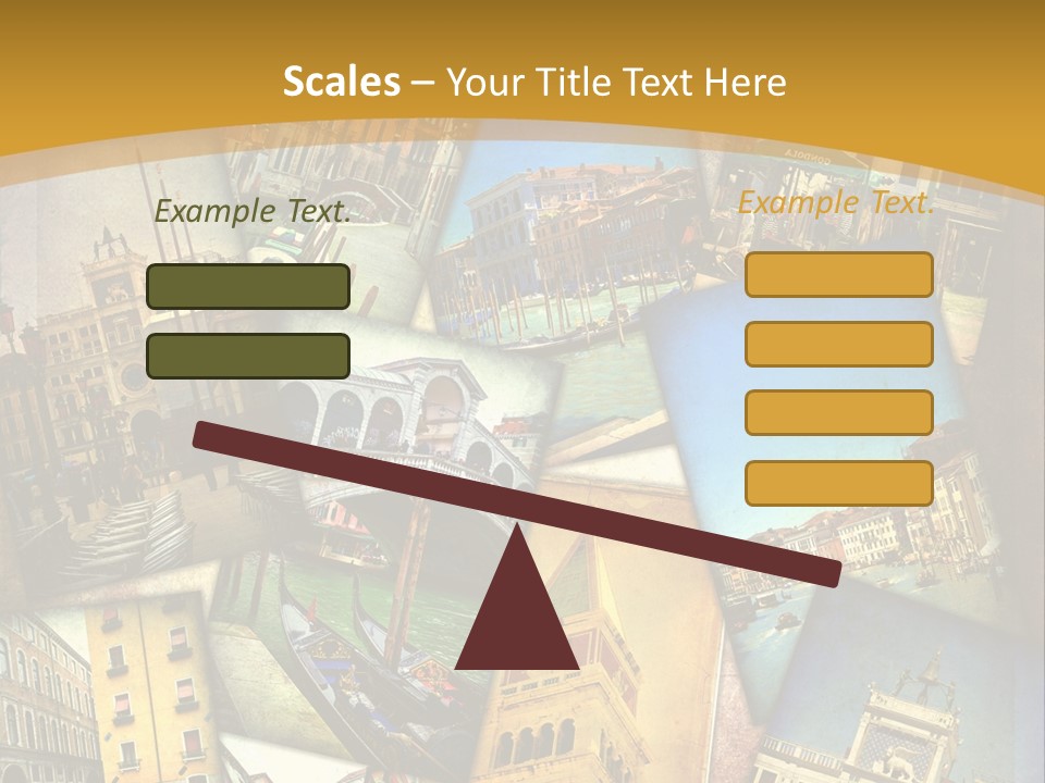 Banchina Grunge Venezia PowerPoint Template