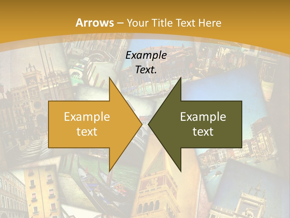 Banchina Grunge Venezia PowerPoint Template