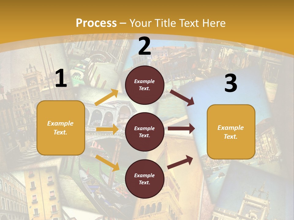 Banchina Grunge Venezia PowerPoint Template