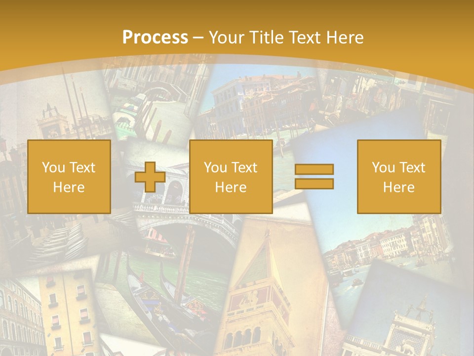 Banchina Grunge Venezia PowerPoint Template