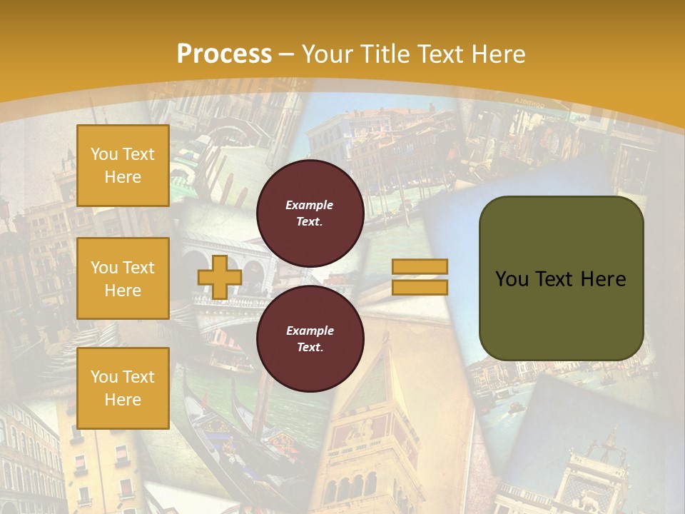 Banchina Grunge Venezia PowerPoint Template