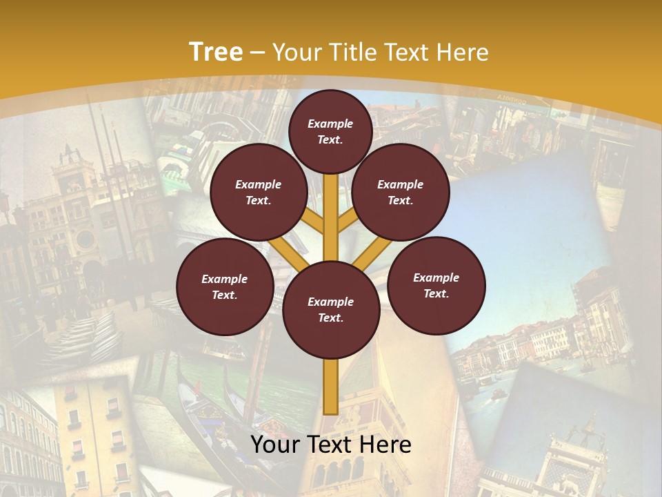 Banchina Grunge Venezia PowerPoint Template