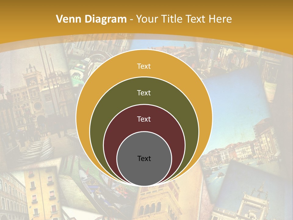 Banchina Grunge Venezia PowerPoint Template