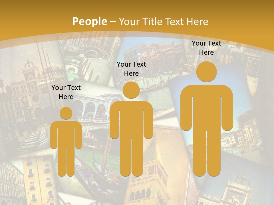 Banchina Grunge Venezia PowerPoint Template