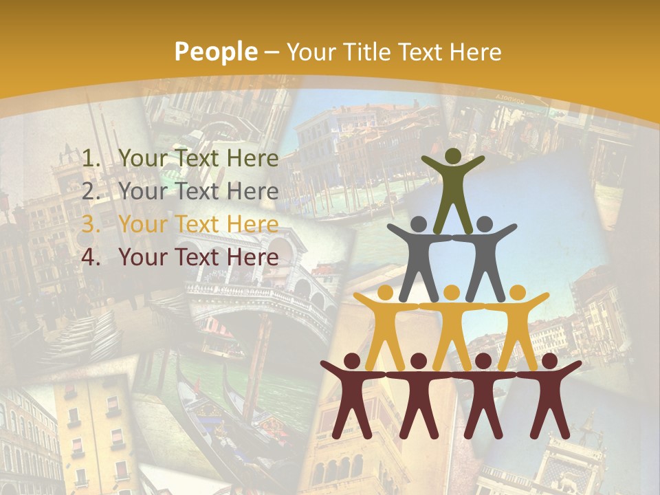 Banchina Grunge Venezia PowerPoint Template