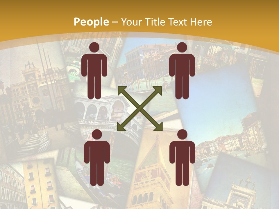 Banchina Grunge Venezia PowerPoint Template