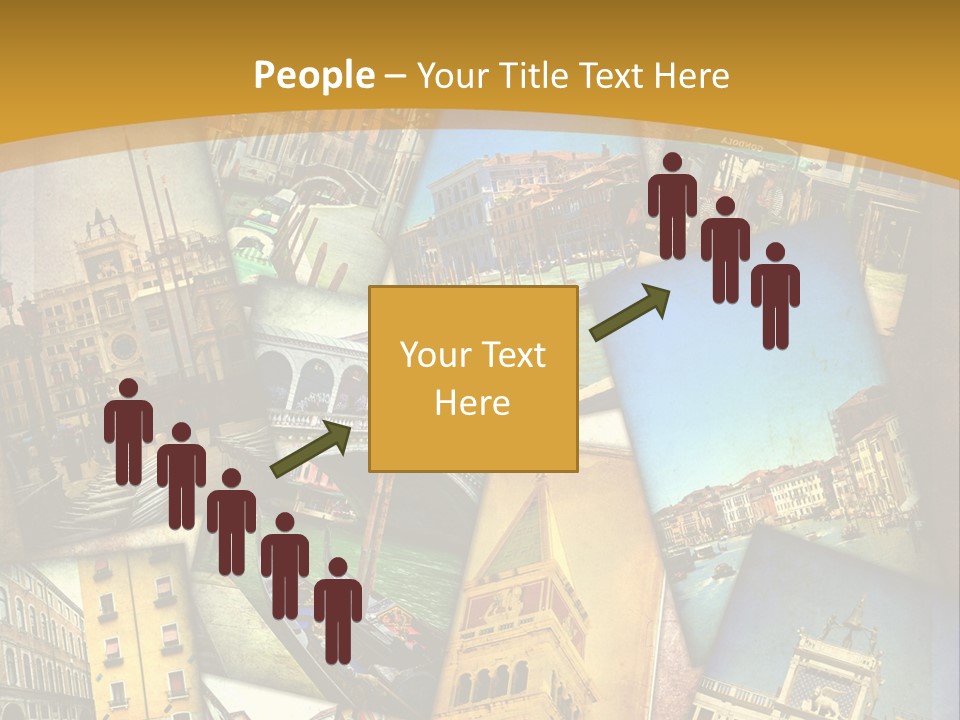 Banchina Grunge Venezia PowerPoint Template