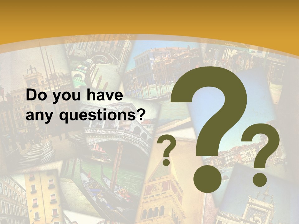 Banchina Grunge Venezia PowerPoint Template