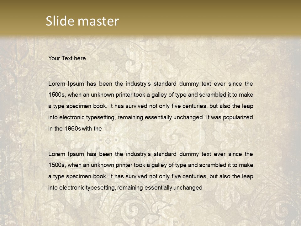 Paint Background Rusty PowerPoint Template