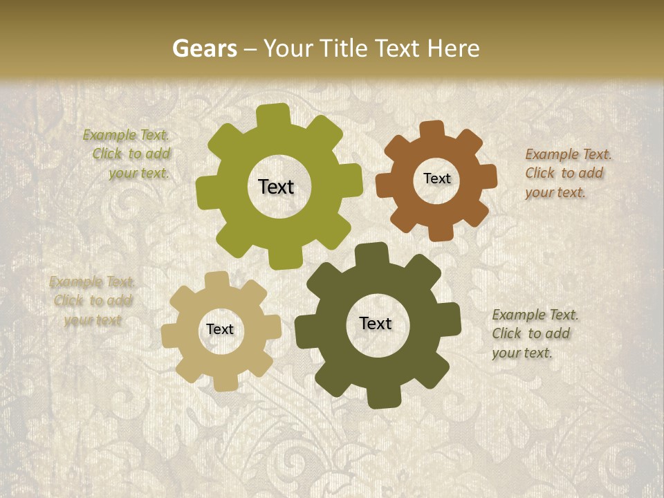 Paint Background Rusty PowerPoint Template