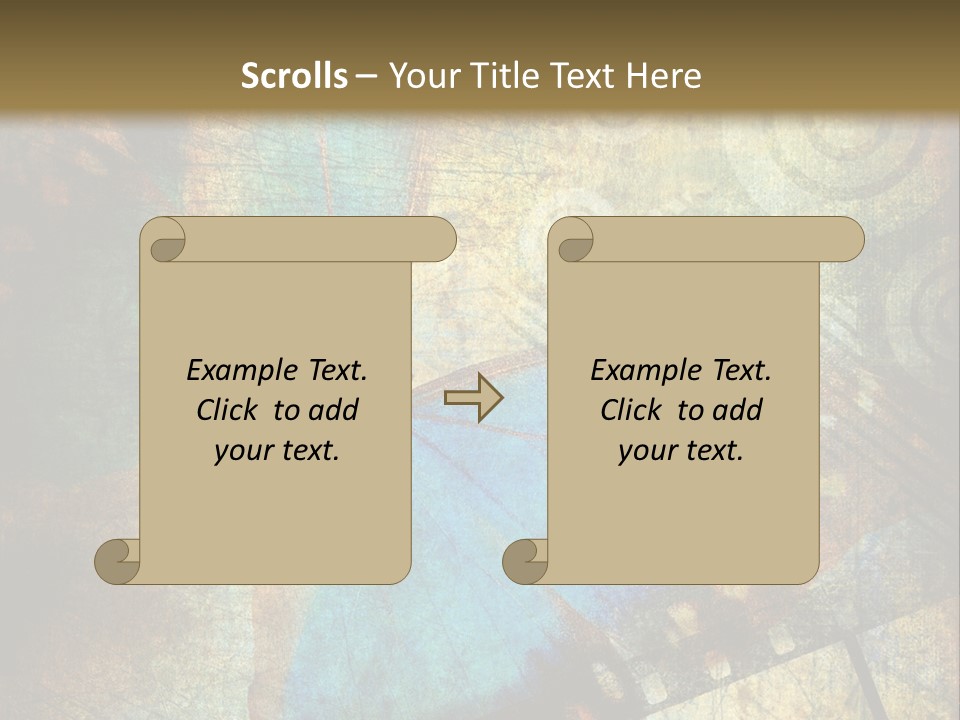 Background Paper Drawing PowerPoint Template
