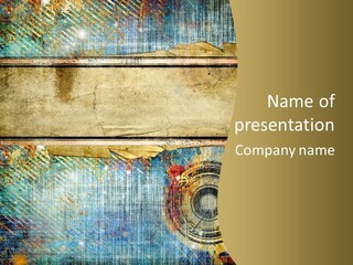 Decoration Grungy Style PowerPoint Template