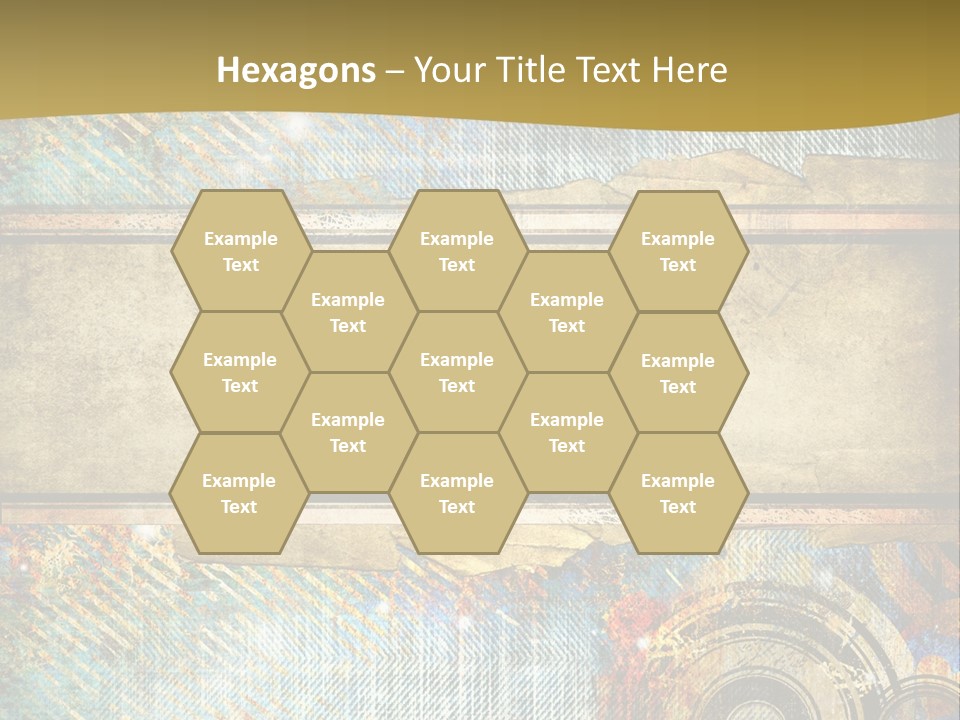 Decoration Grungy Style PowerPoint Template
