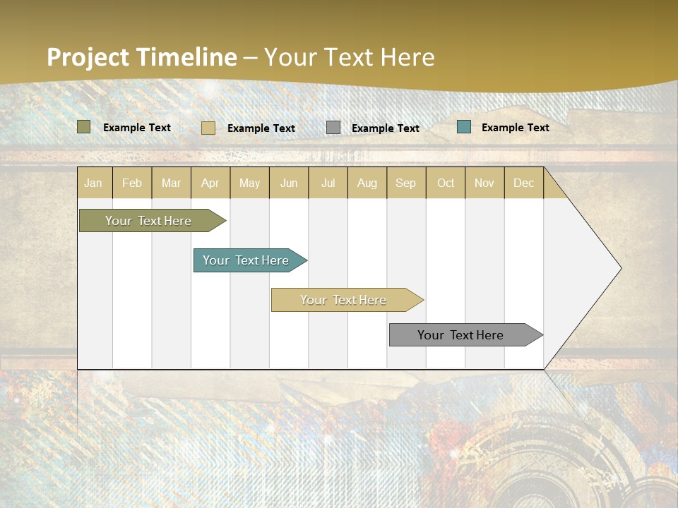 Decoration Grungy Style PowerPoint Template