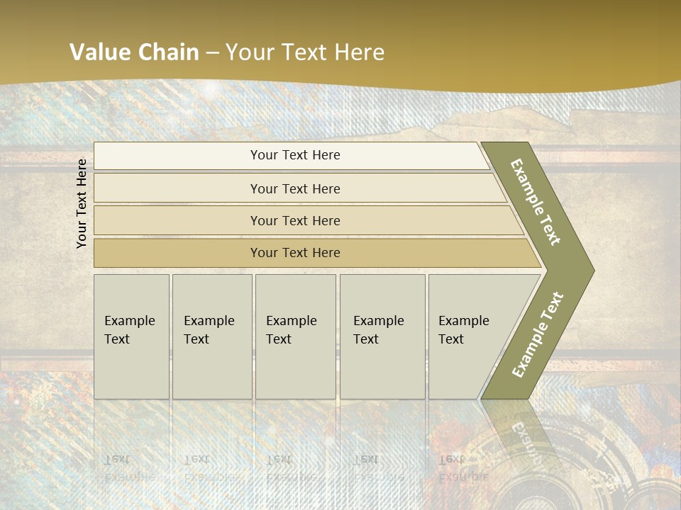 Decoration Grungy Style PowerPoint Template