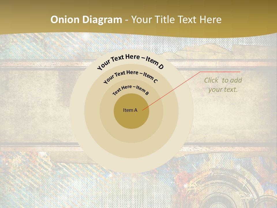 Decoration Grungy Style PowerPoint Template