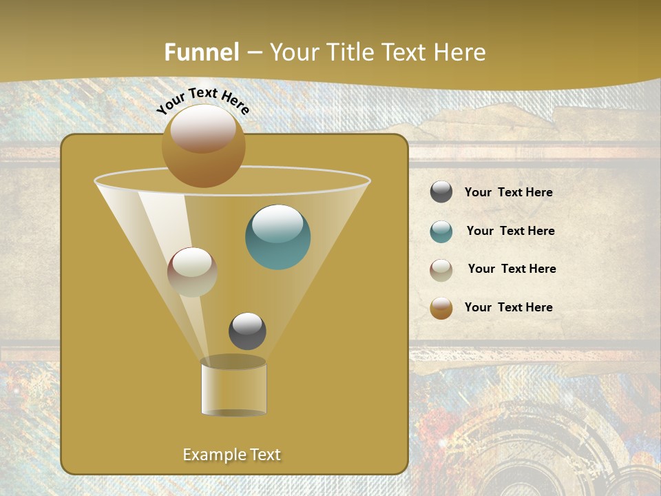 Decoration Grungy Style PowerPoint Template