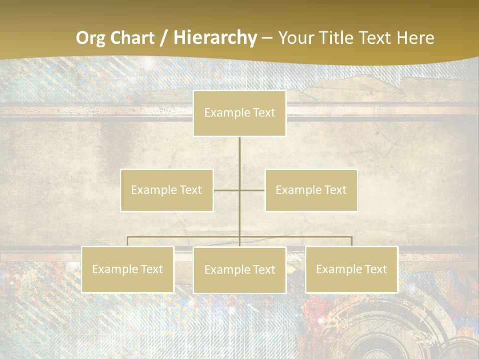 Decoration Grungy Style PowerPoint Template