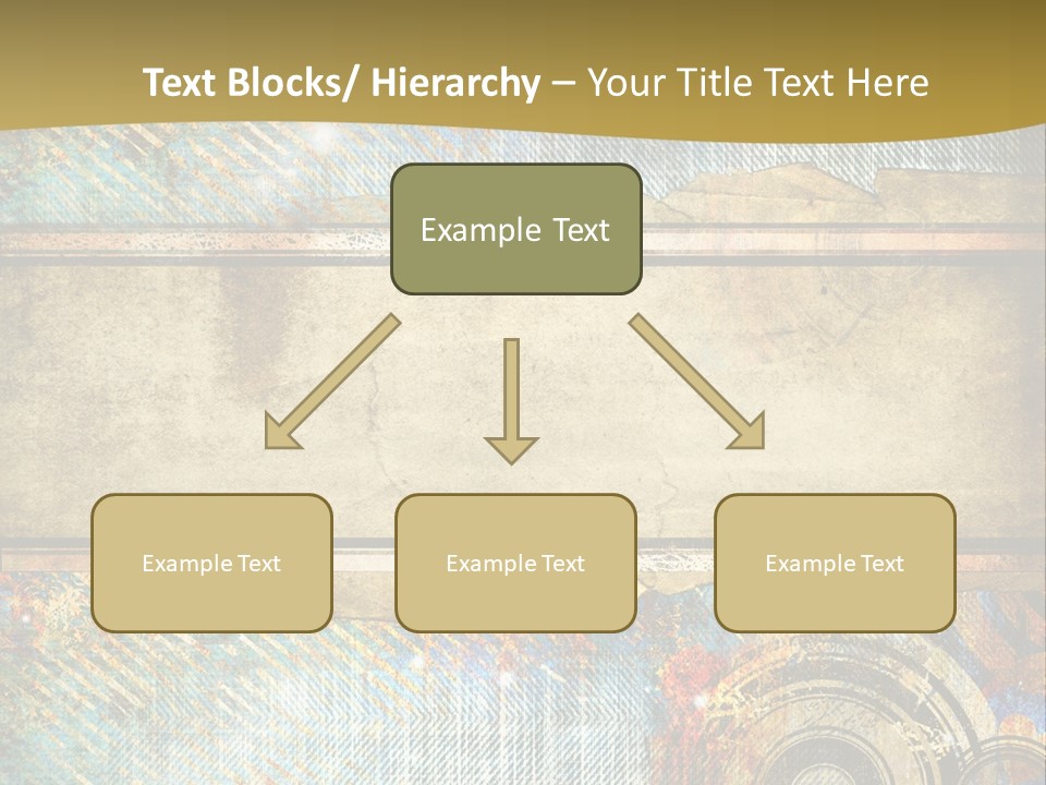 Decoration Grungy Style PowerPoint Template