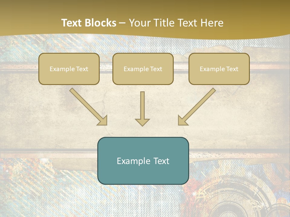 Decoration Grungy Style PowerPoint Template