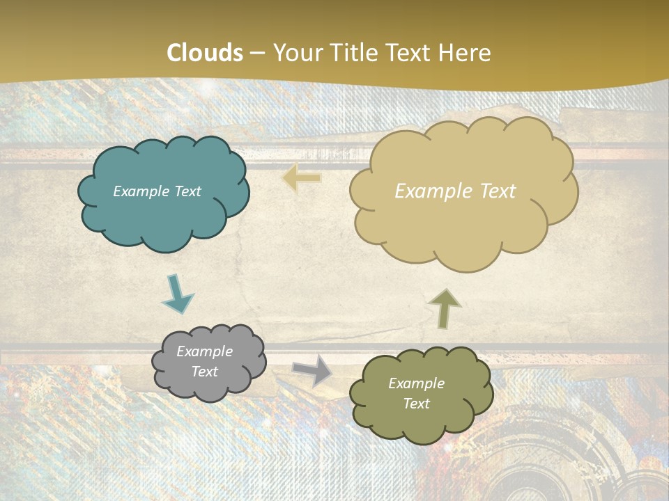 Decoration Grungy Style PowerPoint Template