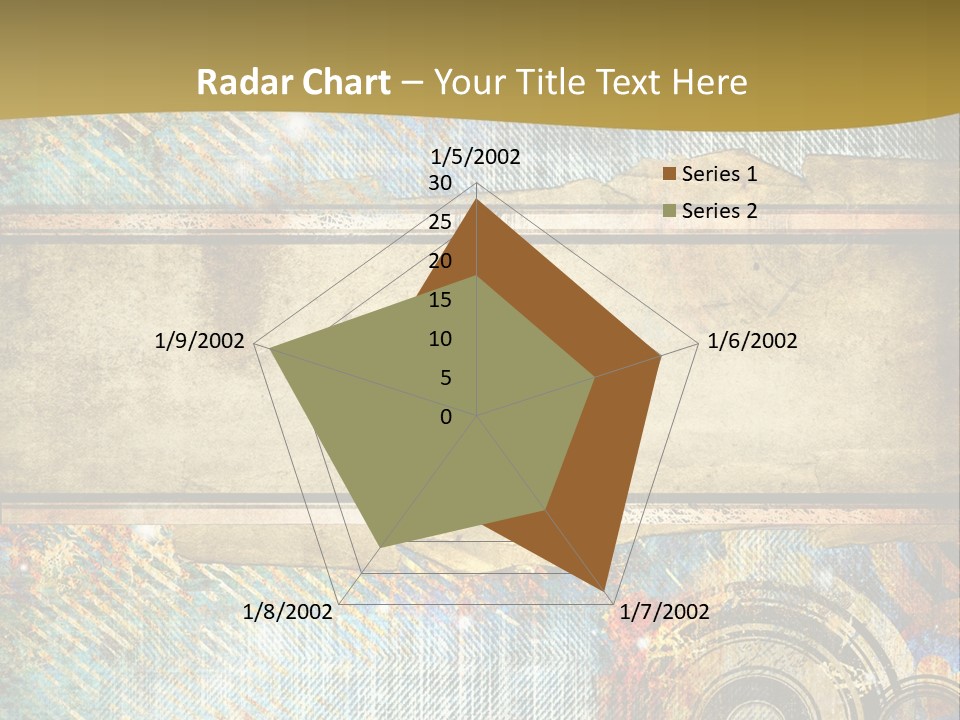 Decoration Grungy Style PowerPoint Template