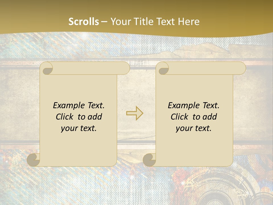 Decoration Grungy Style PowerPoint Template