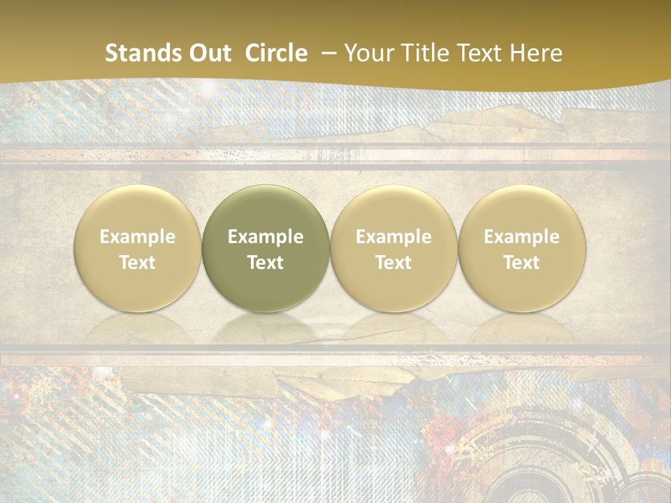 Decoration Grungy Style PowerPoint Template