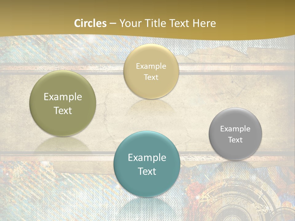 Decoration Grungy Style PowerPoint Template