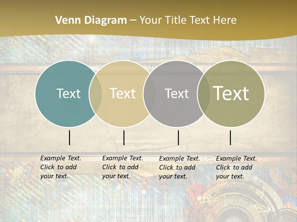 Decoration Grungy Style PowerPoint Template